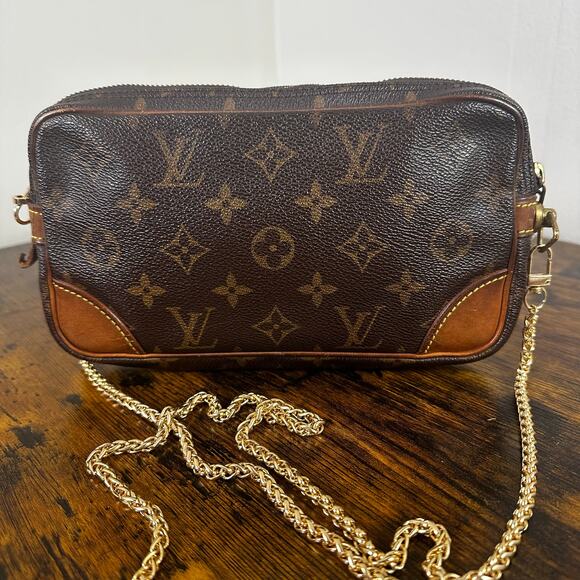 Louis‎ Vuitton Vintage Monogram Marly Dragonne Clutch Bag - Picture 2 of 15
